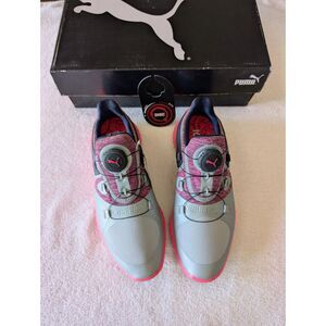 Puma Ignite Blaze Sport DISC Golf Shoes Womens Size 6 Quarry Knockout Pink